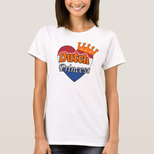 Nederlandse prinses t-shirt