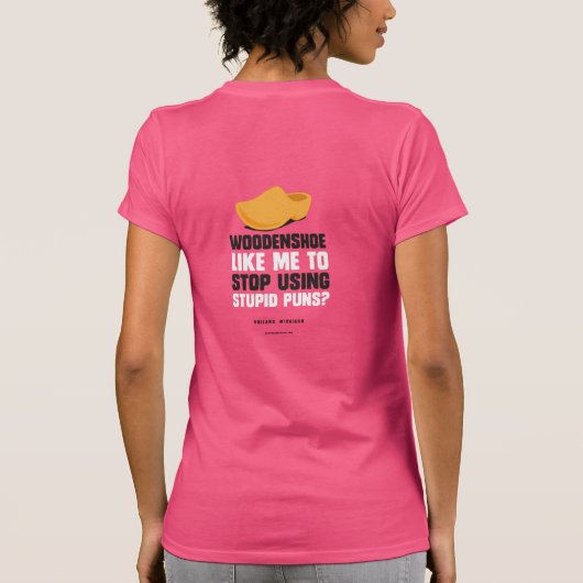 Nederlandse Puns T-shirt (Achterkant)