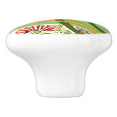 Nederlandse Rabbit Green Art Deco Drawer Pull Deur Keramische Knop (Zijkant)