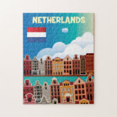 Nederlandse reisposter legpuzzel (Verticaal)
