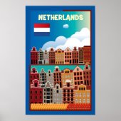 Nederlandse reisposter poster (Voorkant)