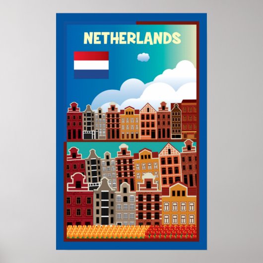 Nederlandse reisposter poster (Voorkant)