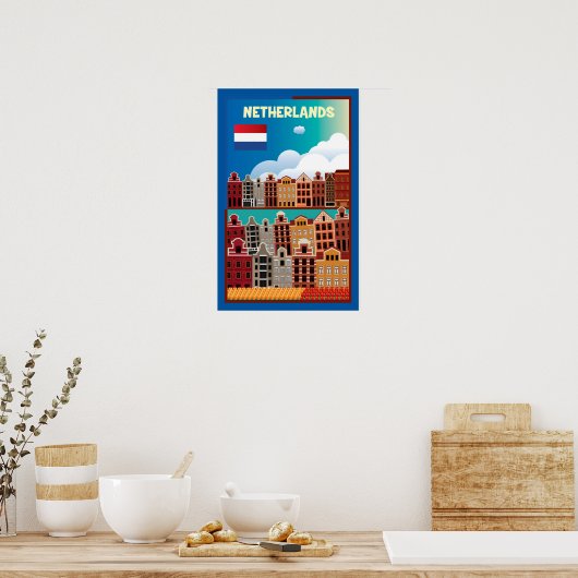 Nederlandse reisposter poster (Keuken)