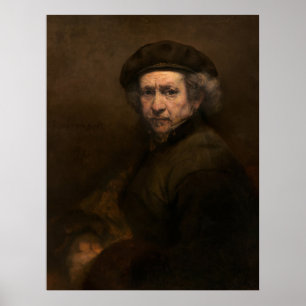 Nederlandse Rembrandt Zelfportret: Schilder uit de Poster