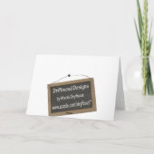 Nederlandse rode tulp kaart (Achterkant)