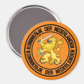 Nederlandse Ronde Emblem Magneet (Voorkant / Achterkant)