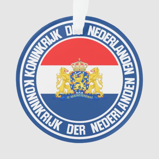 Nederlandse Ronde Emblem Ornament (voorkant)