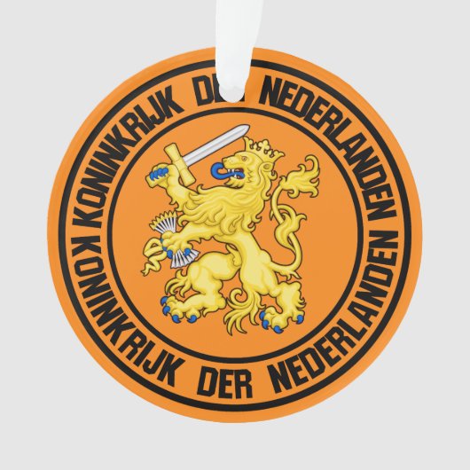 Nederlandse Ronde Emblem Ornament (voorkant)