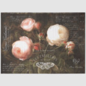 Nederlandse Rozen en  Ephemera-ontkoppeling Tissuepapier (Voorkant)