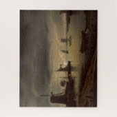 Nederlandse Scene met Windmill van Borssom Legpuzzel (Verticaal)