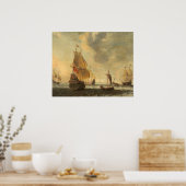 Nederlandse Schepen - Adriaensz Bellevois Fine Art Poster (Keuken)