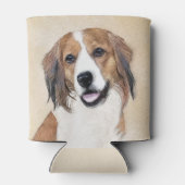 Nederlandse Schilderen Kooikerhondje - Dog Art Blikjeskoeler (Achterkant)