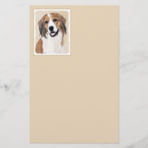 Nederlandse Schilderen Kooikerhondje - Dog Art Briefpapier