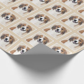 Nederlandse Schilderen Kooikerhondje - Dog Art Cadeaupapier (Hoek)