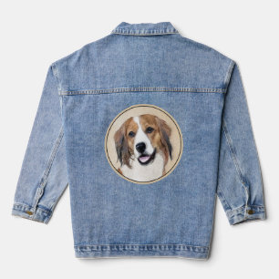 Nederlandse Schilderen Kooikerhondje - Dog Art Denim Jacket
