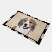 Nederlandse Schilderen Kooikerhondje - Dog Art Deurmat (Schuin)