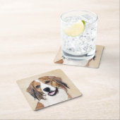 Nederlandse Schilderen Kooikerhondje - Dog Art Kartonnen Onderzetters (Insitu)