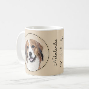 Nederlandse Schilderen Kooikerhondje - Dog Art Koffiemok