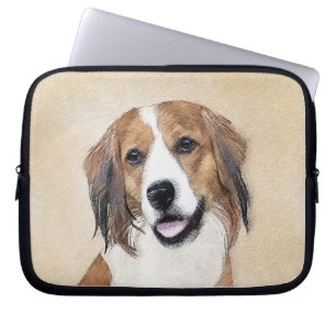 Nederlandse Schilderen Kooikerhondje - Dog Art Laptop Sleeve