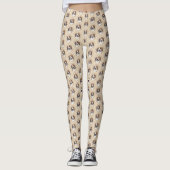 Nederlandse Schilderen Kooikerhondje - Dog Art Leggings (Voorkant)