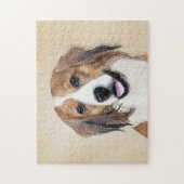 Nederlandse Schilderen Kooikerhondje - Dog Art Legpuzzel (Verticaal)