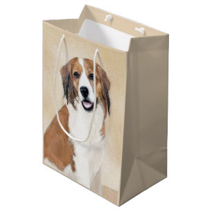 Nederlandse Schilderen Kooikerhondje - Dog Art Medium Cadeauzakje