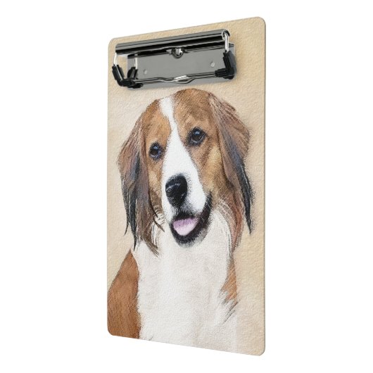 Nederlandse Schilderen Kooikerhondje - Dog Art Mini Klembord (Angled2)