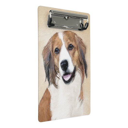 Nederlandse Schilderen Kooikerhondje - Dog Art Mini Klembord (Schuin)