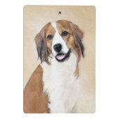 Nederlandse Schilderen Kooikerhondje - Dog Art Mini Klembord (Achterkant)