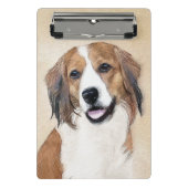 Nederlandse Schilderen Kooikerhondje - Dog Art Mini Klembord (Voorkant)