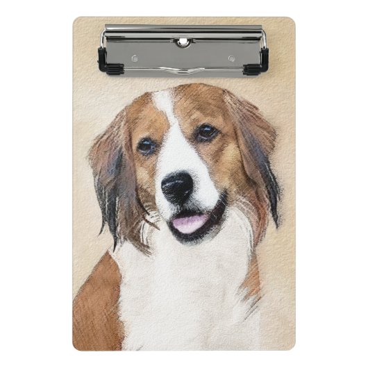Nederlandse Schilderen Kooikerhondje - Dog Art Mini Klembord (Voorkant)