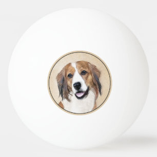 Nederlandse Schilderen Kooikerhondje - Dog Art Pingpongbal