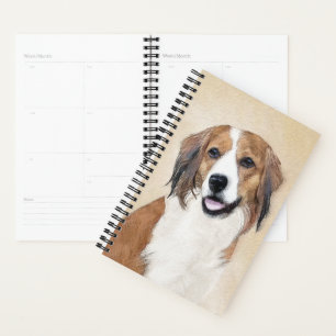 Nederlandse Schilderen Kooikerhondje - Dog Art Planner