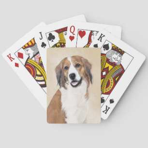 Nederlandse Schilderen Kooikerhondje - Dog Art Pokerkaarten