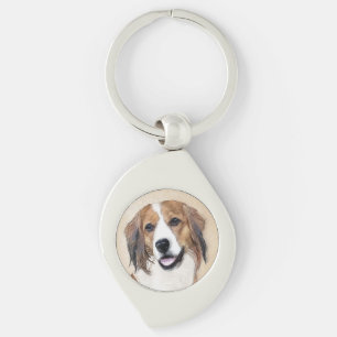 Nederlandse Schilderen Kooikerhondje - Dog Art Sleutelhanger