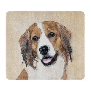 Nederlandse Schilderen Kooikerhondje - Dog Art Snijplank