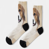 Nederlandse Schilderen Kooikerhondje - Dog Art Sokken (Links)