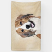 Nederlandse Schilderen Kooikerhondje - Dog Art Spandoek (Verticaal)