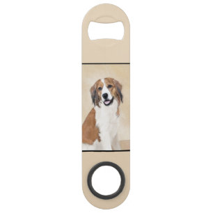 Nederlandse Schilderen Kooikerhondje - Dog Art Speed Flessenopener