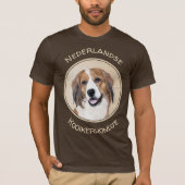 Nederlandse Schilderen Kooikerhondje - Dog Art T-shirt (Voorkant)