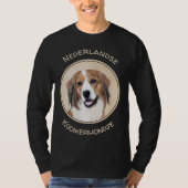 Nederlandse Schilderen Kooikerhondje - Dog Art T-shirt (Voorkant)