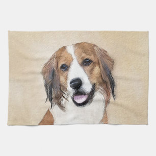 Nederlandse Schilderen Kooikerhondje - Dog Art Theedoek