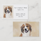 Nederlandse Schilderen Kooikerhondje - Dog Art Visitekaartje (Voorkant / Achterkant)