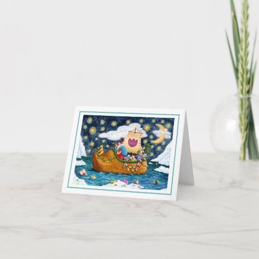 NEDERLANDSE SCHOEN KLAAS SCHIP, IJSDERG, WALVIS, T KAART (Voorkant)