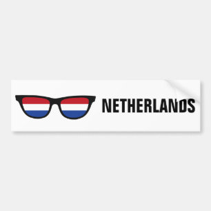 Nederlandse Shades aangepaste tekst & kleurenbumpe Bumpersticker