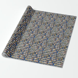Nederlandse souvenirs, Amsterdamse straatbeeld. Cadeaupapier