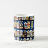 Nederlandse souvenirs, Amsterdamse straatbeeld. Koffiemok (Center)