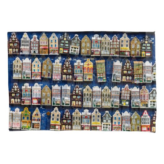 Nederlandse souvenirs, Amsterdamse straatbeeld. Kussensloop (Voorkant)