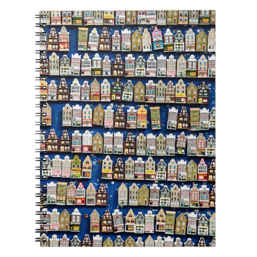 Nederlandse souvenirs, Amsterdamse straatbeeld. Notitieboek (Voorkant)