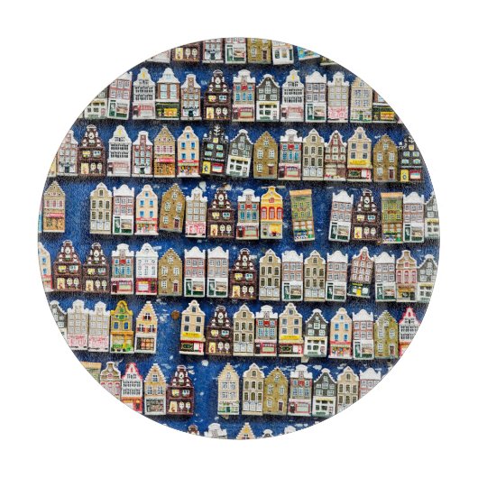 Nederlandse souvenirs, Amsterdamse straatbeeld. Snijplank (Voorkant)